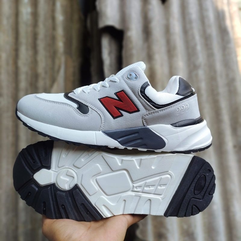 SEPATU PRIA BEST SELLER SNEAKERS SHOES NEW "NB" 999 GREY LEM KUAT TIDAK LICIN KUALITAS IMPORT