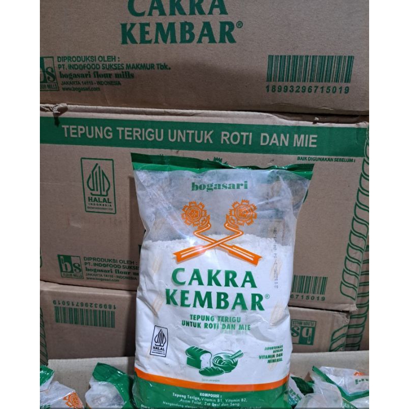 

Tepung Terigu Cakra Kembar 1 Kg