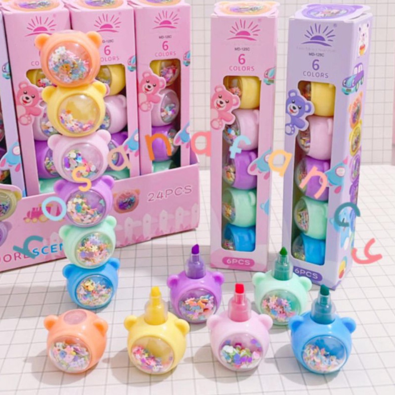 

KODE X66U Stabilo Bear Susun Highlighter AY18