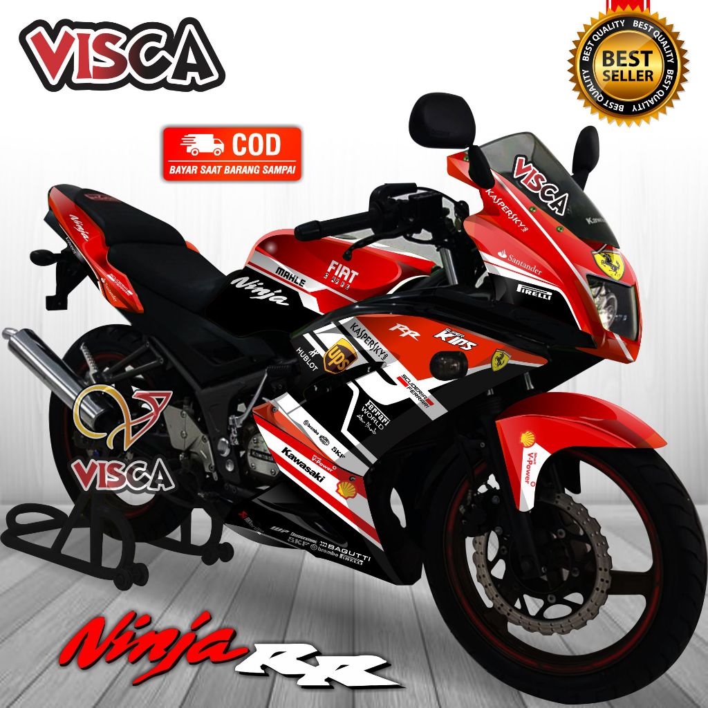 Decal Ninja RR 150 New Full Body / Striping Ninja 150 RR Fullbody / Stiker Dekal Ninja RR New Desain