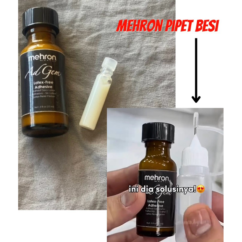 Mehron lem bulu mata/Mehron eyelash adhesive trial size