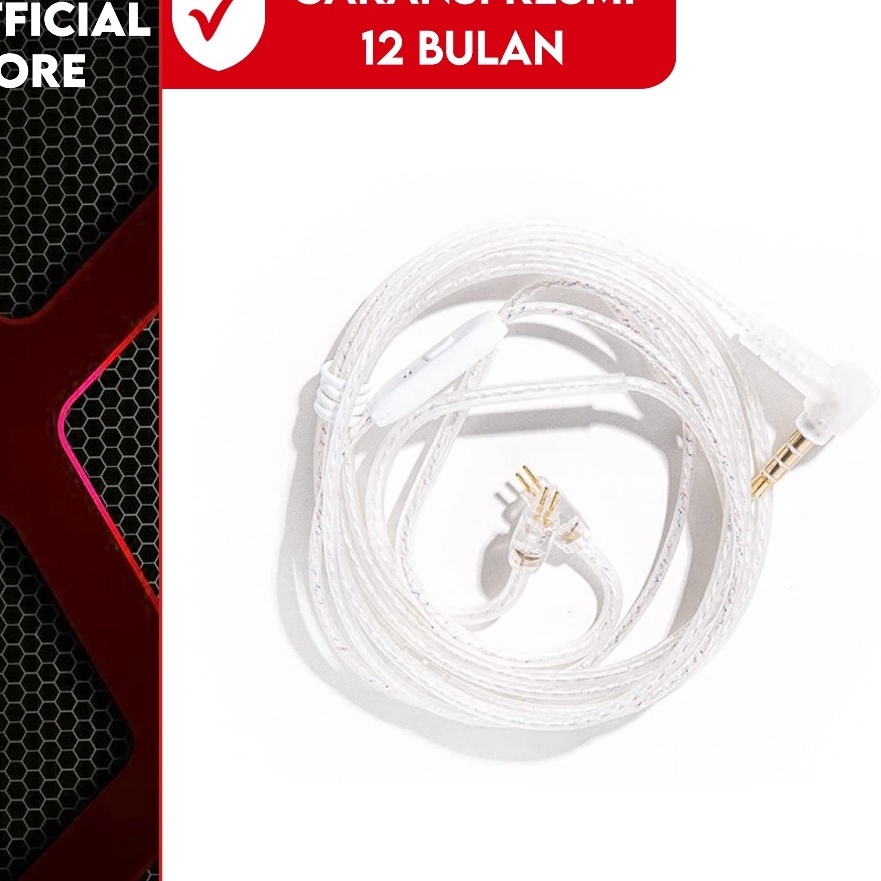Grosir Jy PJ2 Sier Cable with Mic Kabel KZ Zsn pro x edx zs3 zst zst pro zst x kabel edx az9 kz zex 