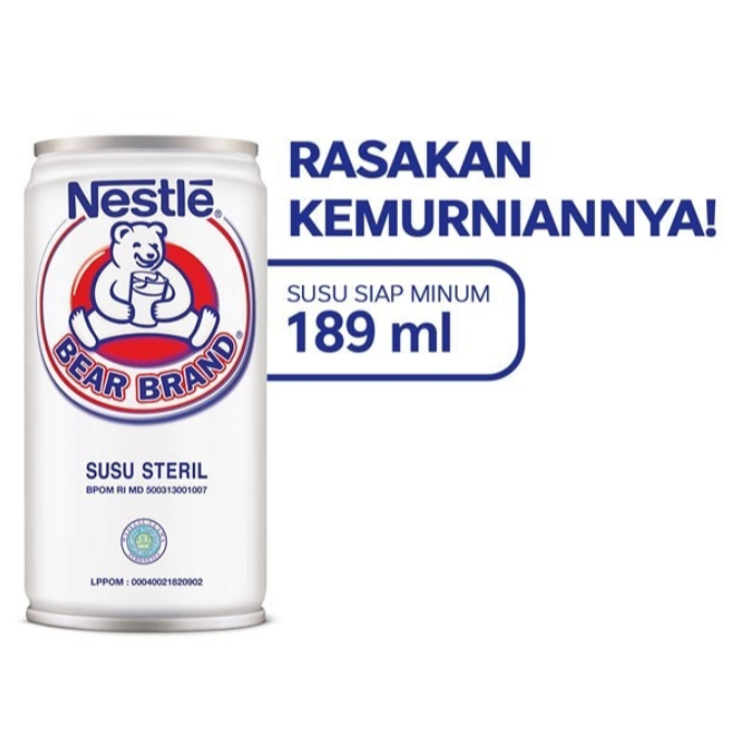 

BEAR BRAND Susu Kaleng Susu Beruang Susu Steril 189 ml BearBrand