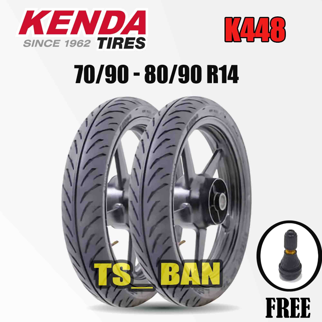 Paket Ban Motor Matic // KENDA K488 70/90 - 80/90 Ring 14 Tubeless