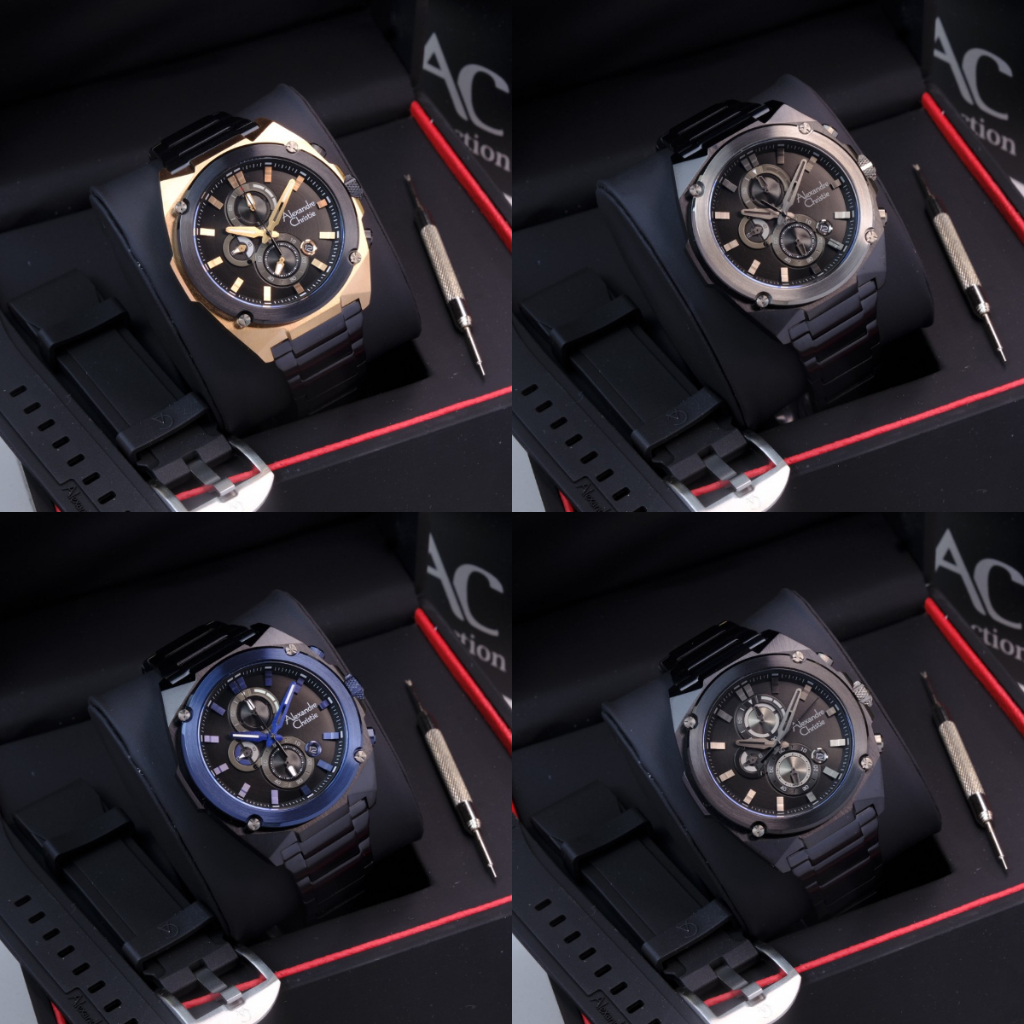 ORIGINAL Jam Tangan Pria Alexandre Christie AC 6654 / AC6654 / 6654 / AC 6655 / AC6655 / 6655 / AC 6