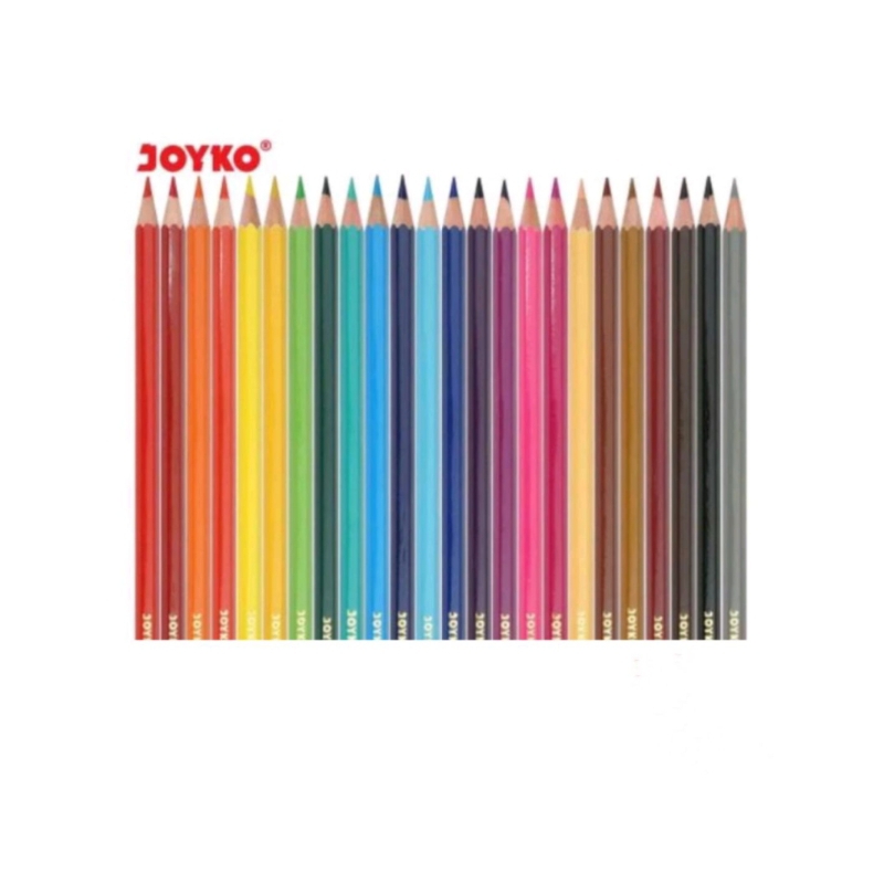 

pensil warna joyko 24 warna panjang CP 101(1 set 24 warana)