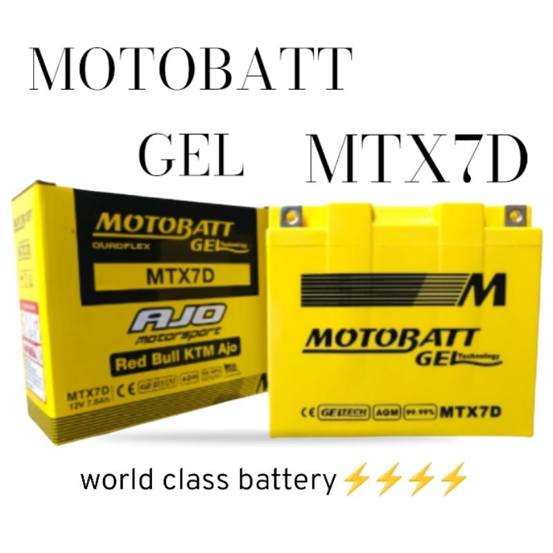 Aki Motor Yamaha Scorpio Scorpio Z Nuvo Motobatt MTX7D