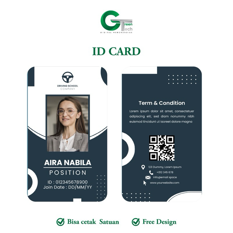 

CETAK ID CARD PVC PREMIUM SATUAN