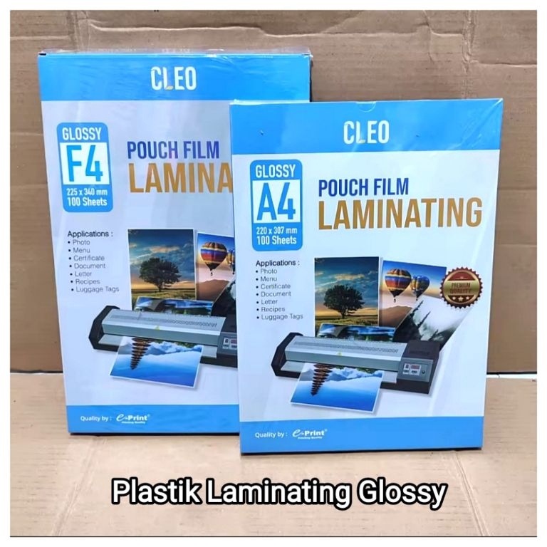 

KODE H12C 3 Lembar Plastik Laminating A4 F4 Eprint