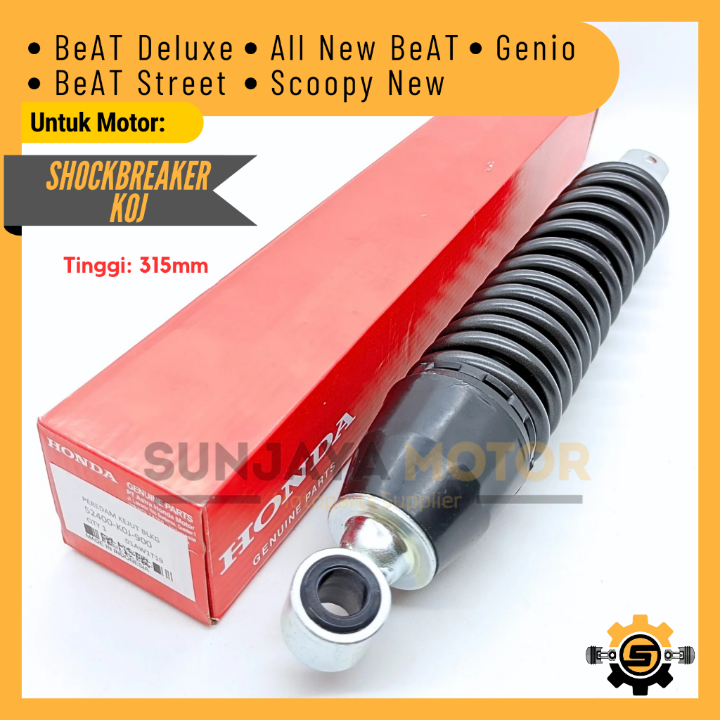 Shockbreaker Kualitas Original Honda KOJ K0J Shock Breaker Beat Deluxe Genio Scoopy LED All New Beat