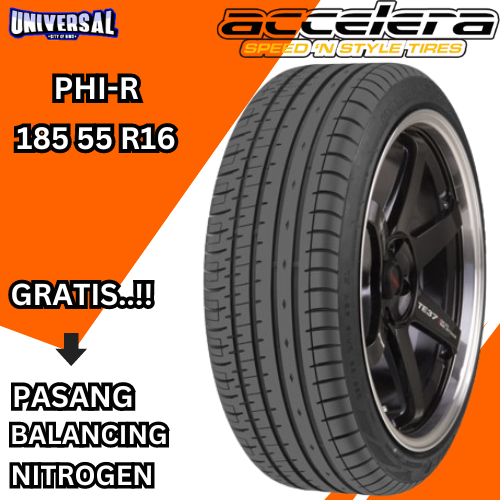 BAN MOBIL TUBLES ACCELERA PHI-R 185 55 R16
