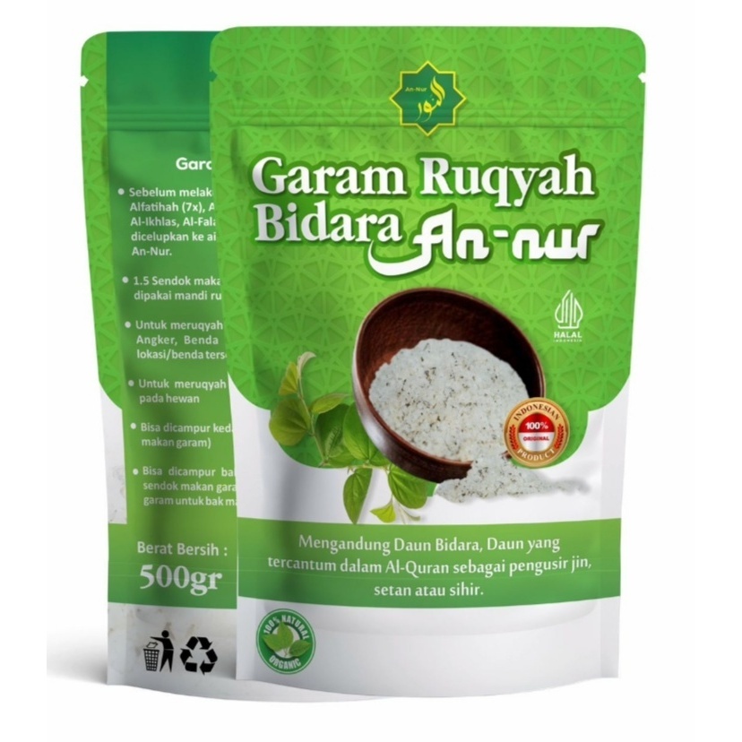 

GARAM RUQYAH BIDARA AN NUR PEMBUKA AURA WAJAH 100% ORIGINAL VARIASI 500GR