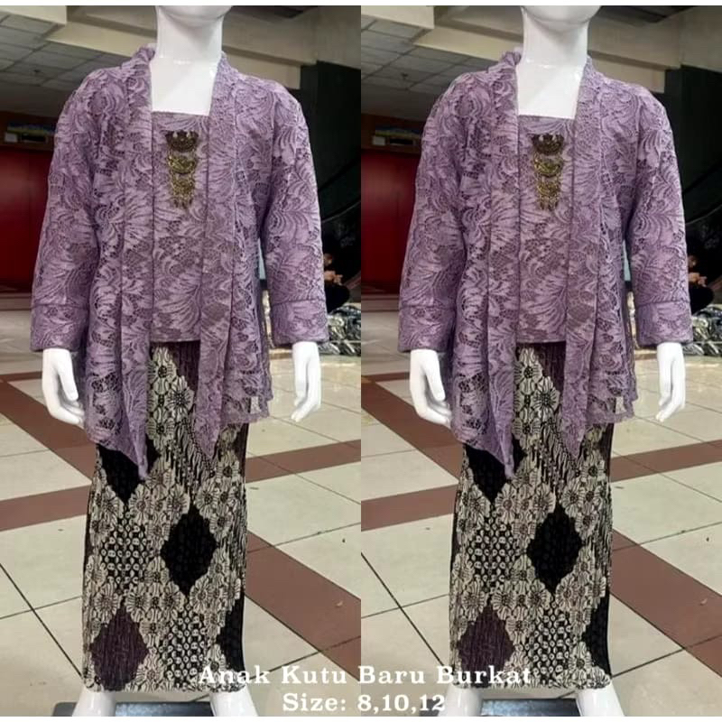 Boca Kebaya - [PROMO KEBAYA ANAK] Set Baju Kebaya Anak | Kebaya Anak Perempuan | Setelan Kebaya Anak
