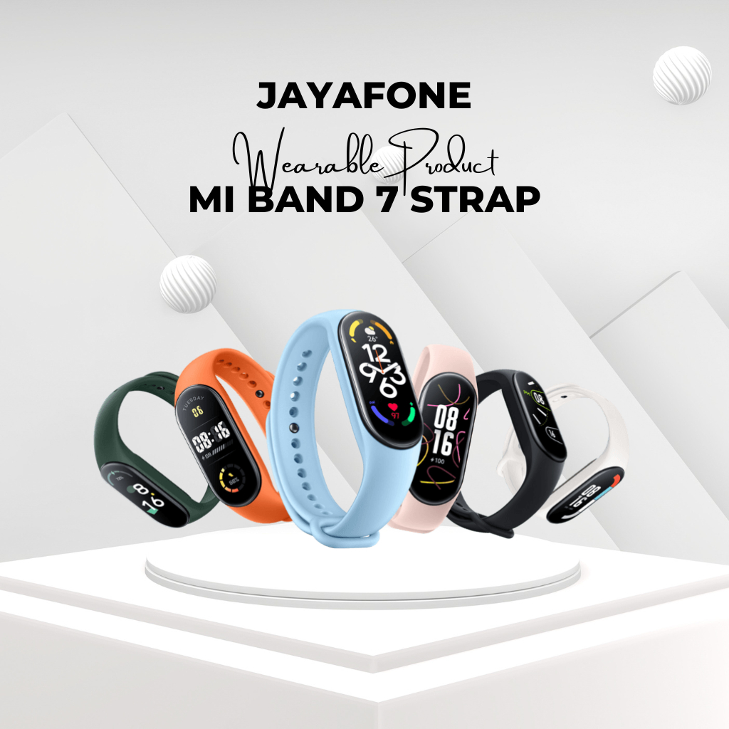 Strap Mi Band 7 Soft Silicone Replacement | Tali Smartwatch Xiaomi