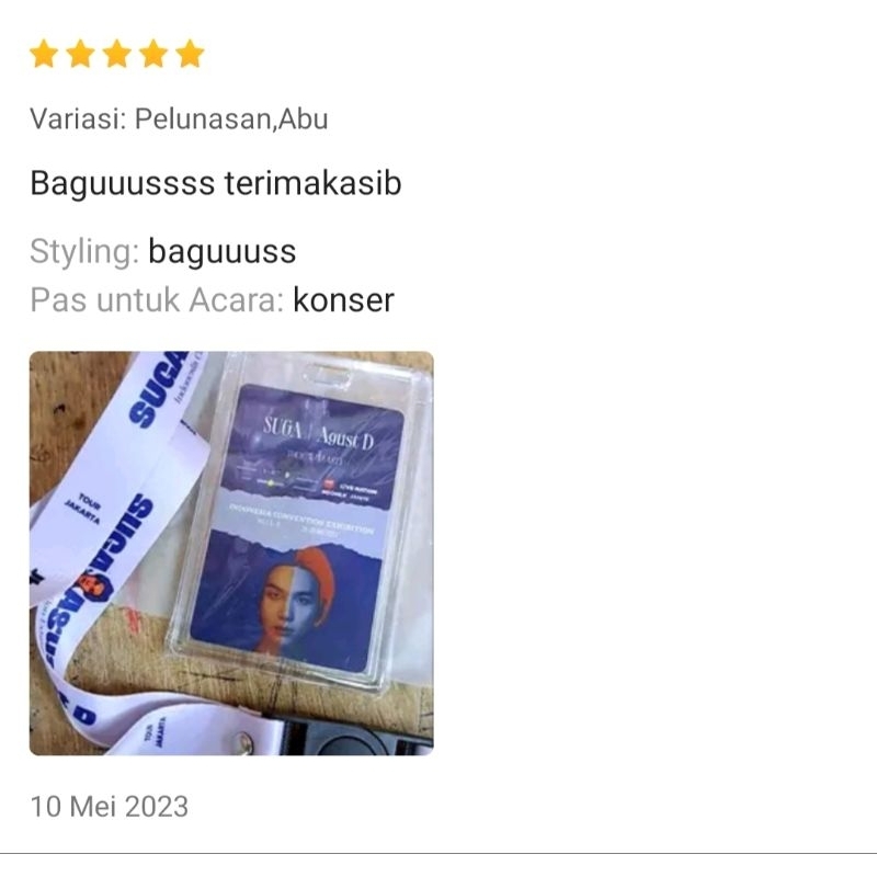 

LANYARD ( pelunasan )