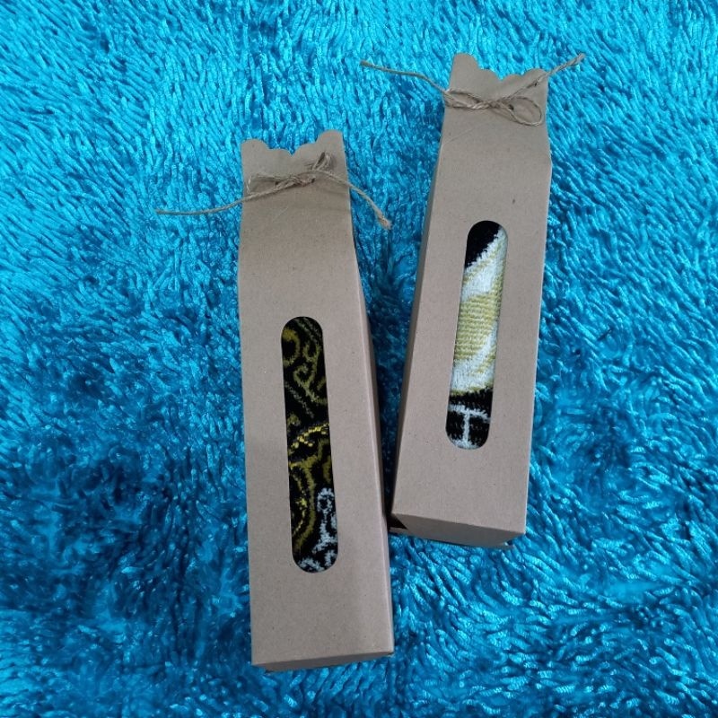 DUS TUMBLER BOX / BOTOL SOUVENIR BOX BROWN KRAFT / BOS BOTOL TUMBLER 500 ML