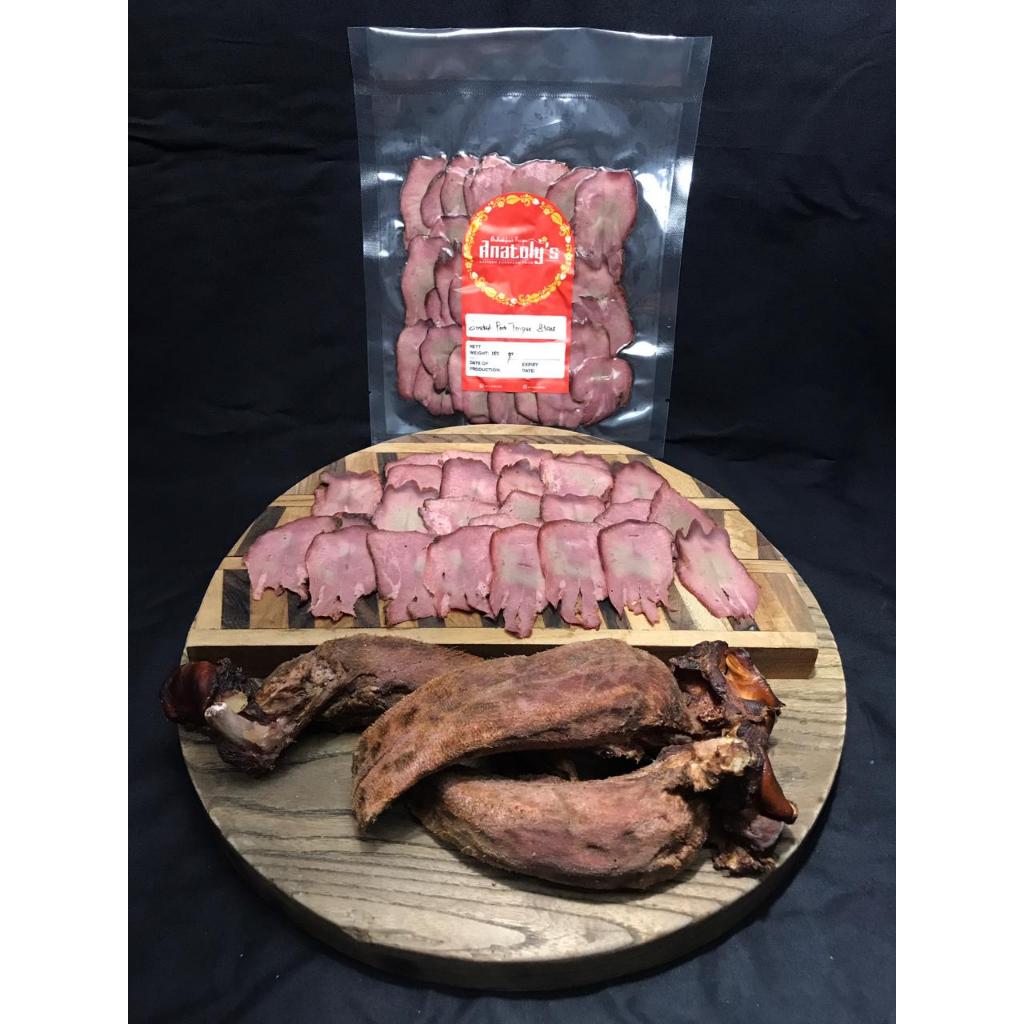 

Lidah Babi Asap / Smoked Pork Tongue / Gyutan (Slices) 100gr