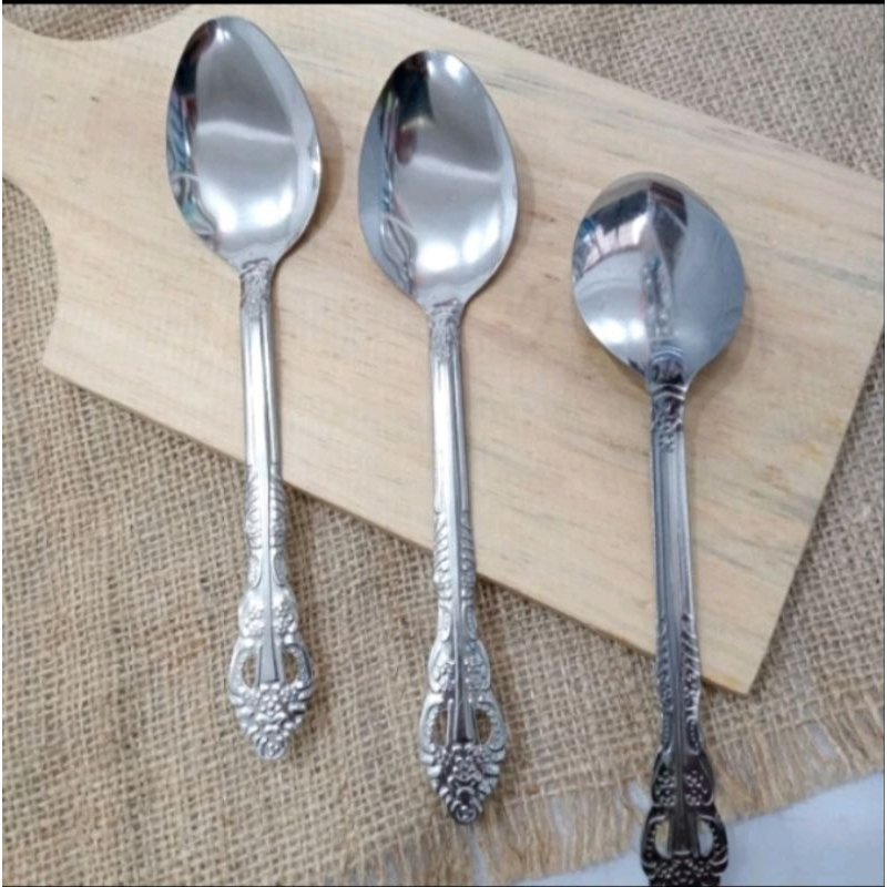 SENDOK MAKAN WAYANG STANGLESS,SENDOK MAKAN HS