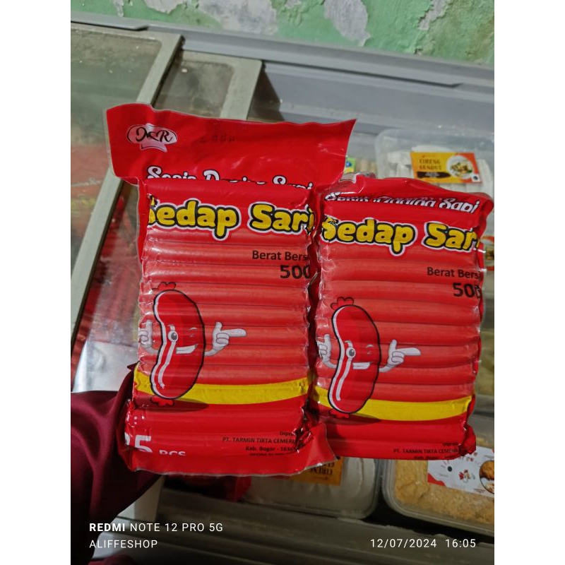 

sosis sapi merah sedap 500 gr