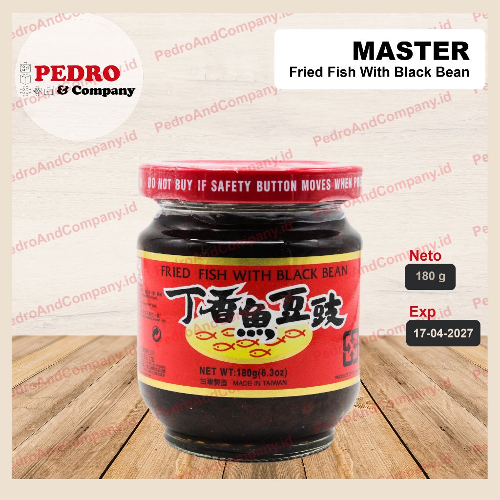 

Master fried fish black bean 180 gram dou chi ikan teri