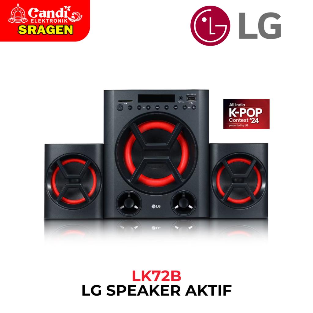 LG Speaker Aktif XBoom Deep Bass sound Bluetooth - LK72B