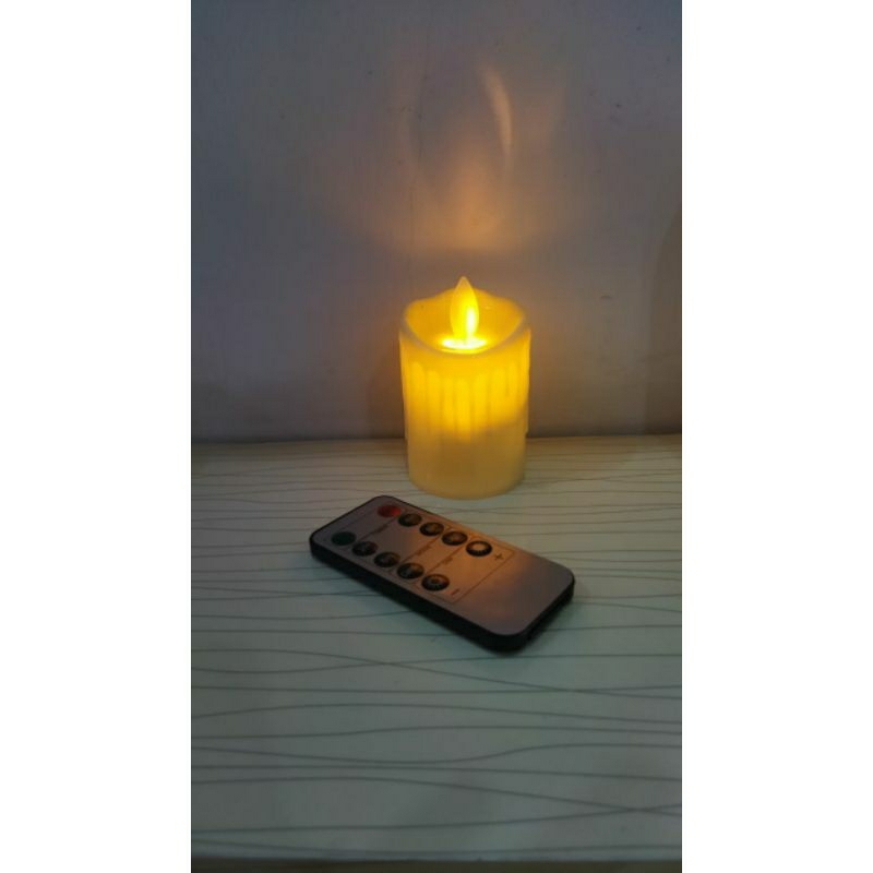 Lilin Elektrik Khusus Remot / Lilin Elektrik Sumbu Goyang / Candle Led / Lilin Baterai
