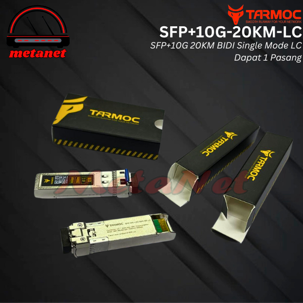 Tarmoc SFP+ Transceiver 10G Bidi 20KM |SFP-10G-BD-20KM|Singlecore LC