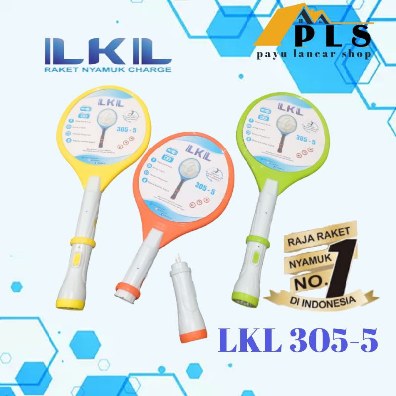 COD - RAKET NYAMUK LKL 305-5 MURAH BERKUALITAS Raket Nyamuk Dilengkapi Dengan Senter LED