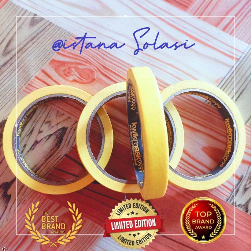 

Masking tape solasi kertas lebar 1,2cm high temperature