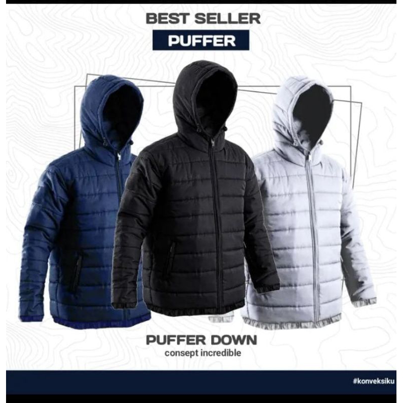 JAKET PUFFER DOFF - JAKET PUFFER PRIA WANITA - JAKET GELEMBUNG - JAKET GELEMBUNG PRIA WANITA