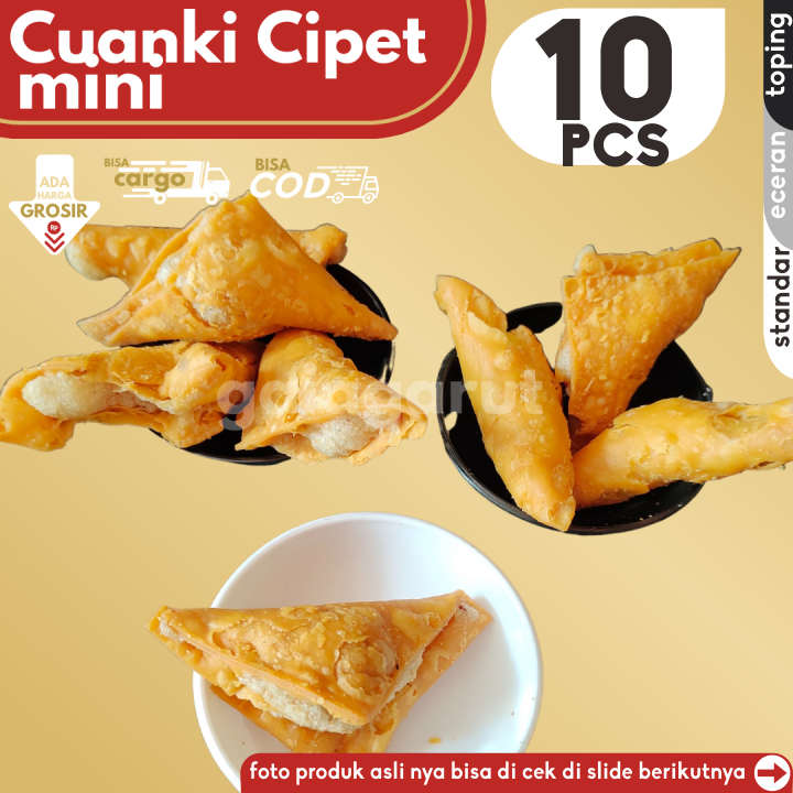 

Cuanki CIPET MINI isi 10pcs Pelengkap Baso Aci Seblak by GG (Bisa COD/Grosir/Kargo)