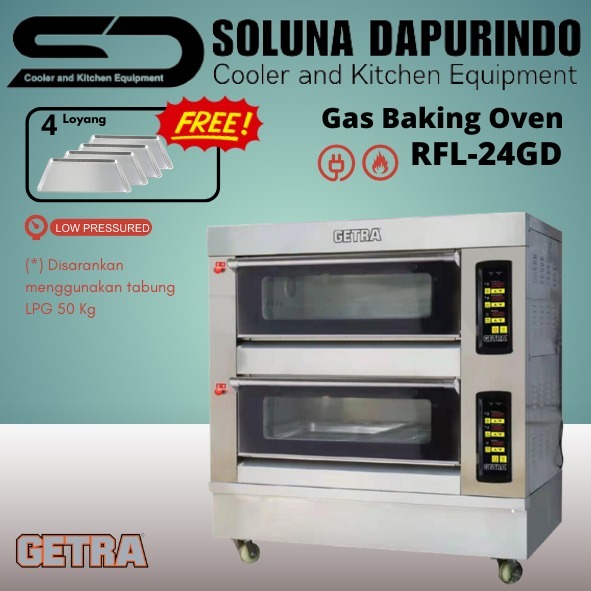 GETRA Gas Baking Oven RFL-24GD / RFL24GD / RFL 24GD