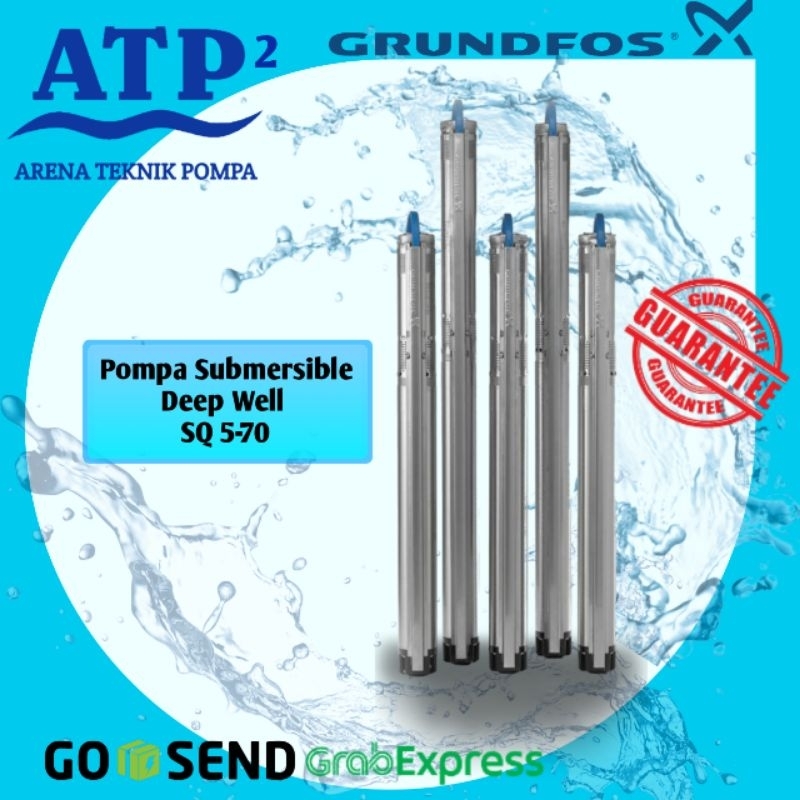 Grundfos SQ 5-70 Pompa Submersible Deep Well - Pompa Air Sumur Dalam - Pompa Satelit
