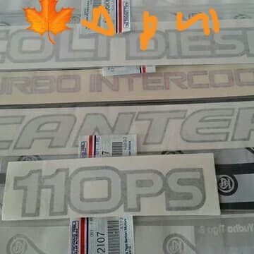 Stiker set coltdiesel canter turbo intercooler 110 ps original KTB