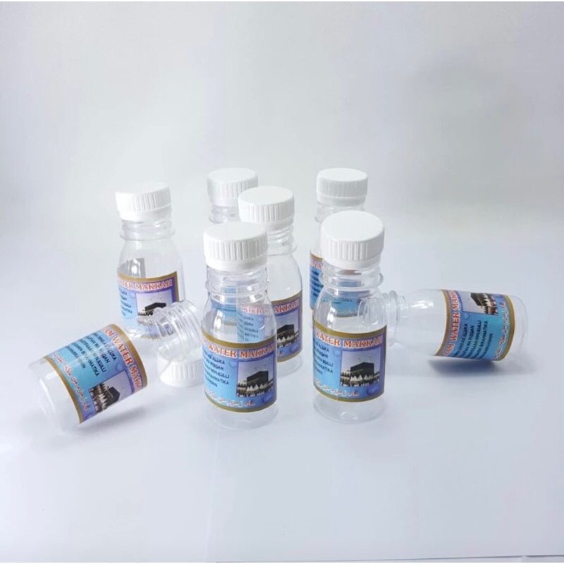 Dunia Grosir 77 Botol Air Zam zam 80ml Kosong 20 biji / Botol Plastik Air Kosong 80ml
