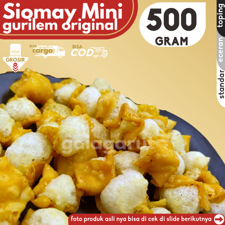 

Cuanki GURILEM ORIGINAL isi 500g Siomay Mini Pelengkap Baso Aci Seblak by GG (Bisa COD/Grosir/Kargo)