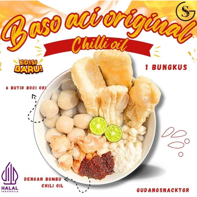 

Bakso Aci Chili Oil Instan / Bakso Aci Chili Oil Gurih Pedas / Baso Aci Chili Oil Komplit / Baso Aci Instan / Boci Instan | Boci Chili Oil| Makanan Instan / Camilan