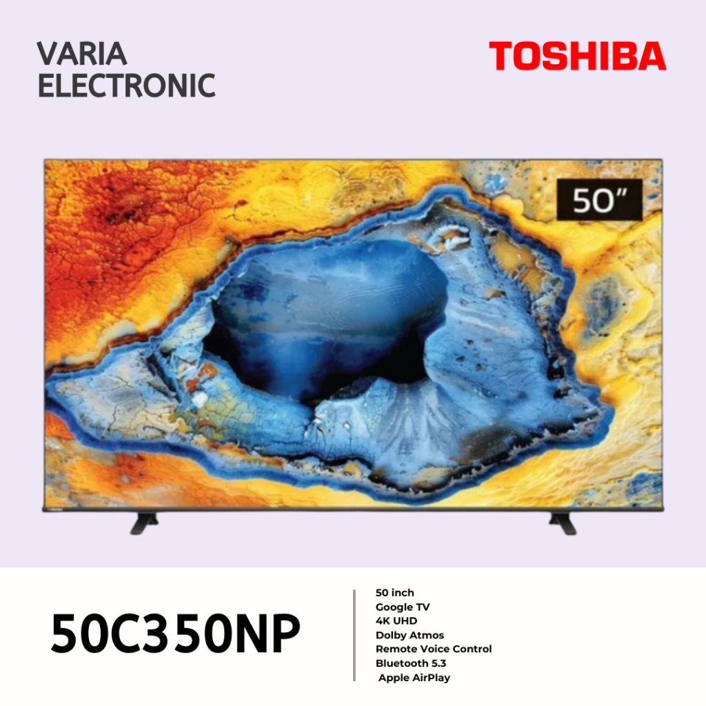 LED TV TOSHIBA 50 Inch 50C350NP 4K UHD Google TV