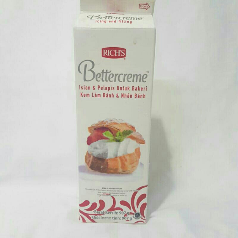 

Rich's Bettercrem 907 gr Icing & Filling Instant