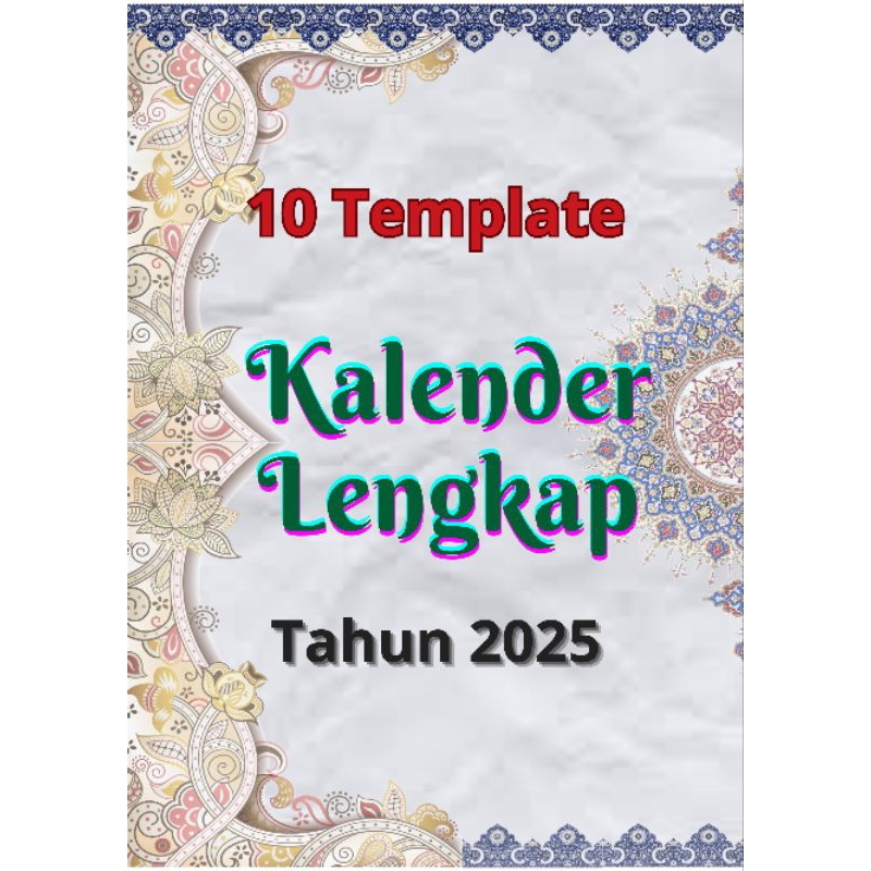 

Template Kalender 2025 Bisa diedit, dalam Format CDR, PDF. Lengkap Hari Libur dan Cuti, Penanggalan Hijriyah dan Jawa. (High Resolution)