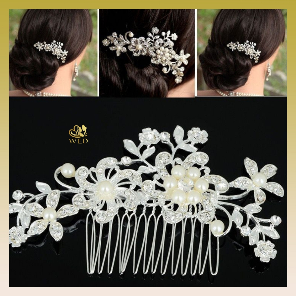 WED Sirkam Hiasan Aksesoris Rambut Wanita / Hairpiece Jepit Rambut Wanita / Aksesoris Wanita Pengant