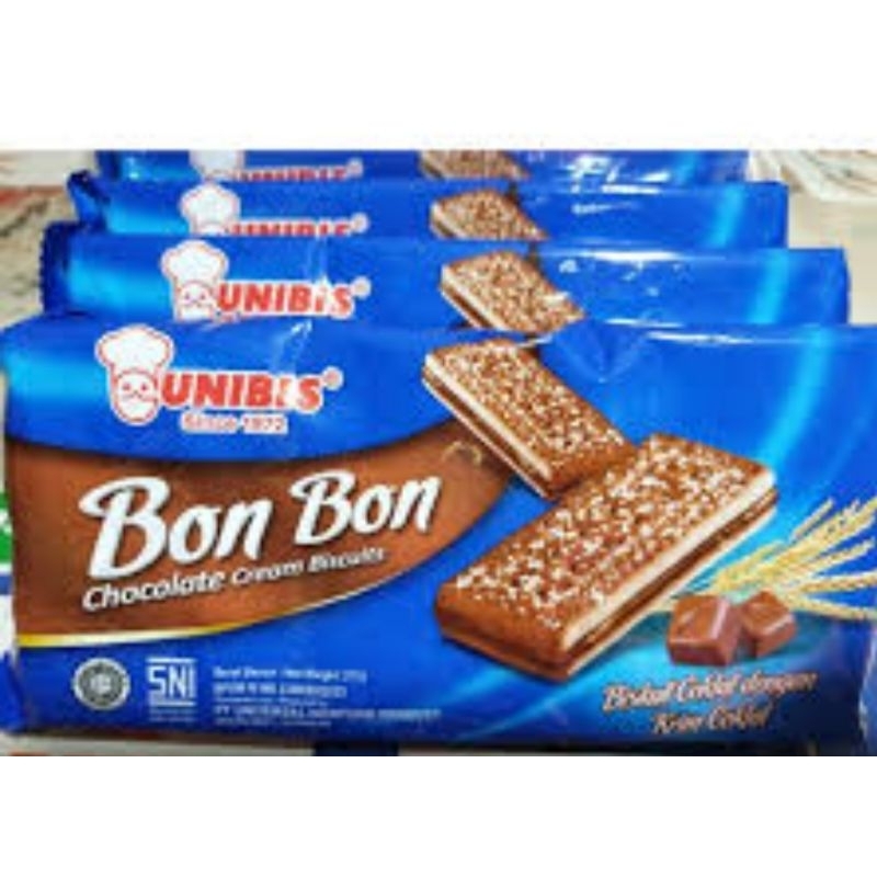 

UNIBIS / ROTI BON BON CHOCOLATE CREAM BISCUITS 200GR