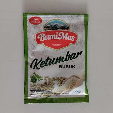 

Ketumbar Bubuk Bumimas Bumbu Rempah Indonesia Berat 12.5gr
