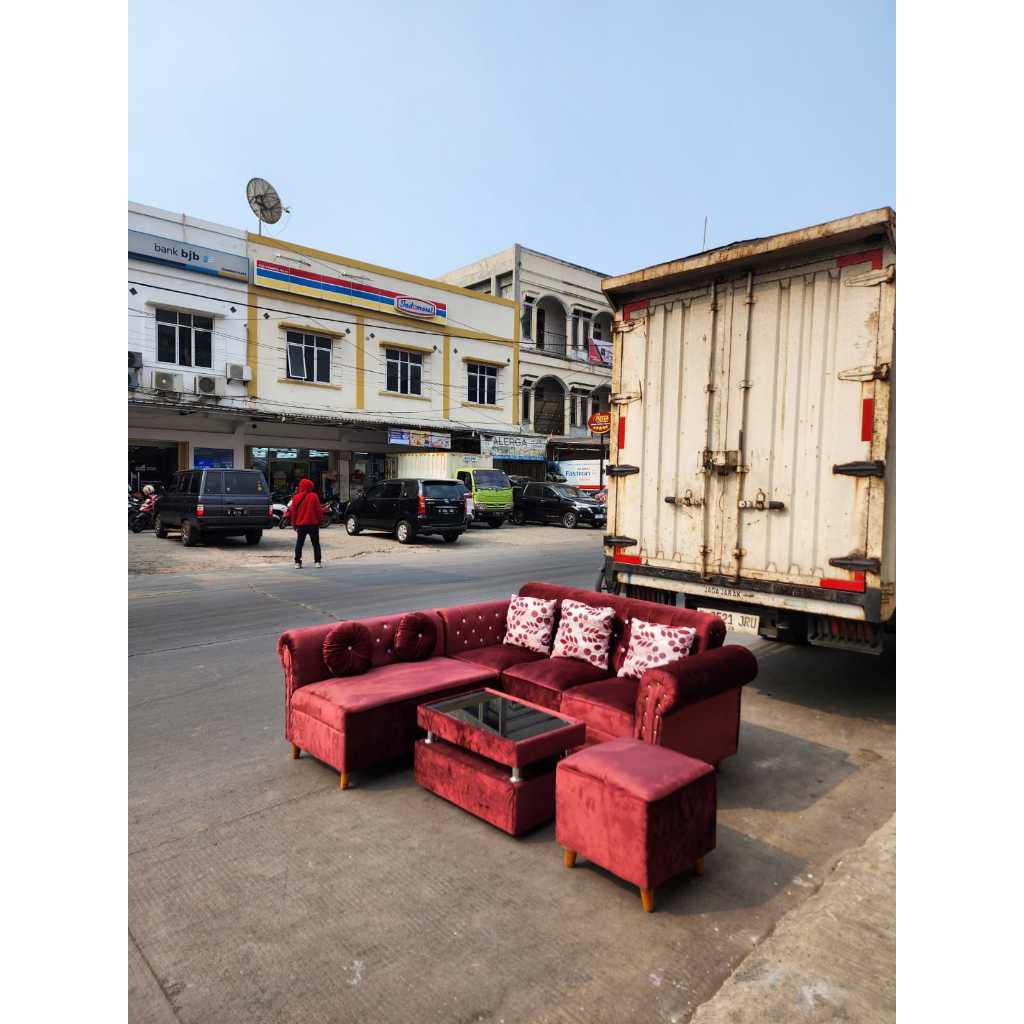 SOFA L PUTUS RETRO/SOFA L PUTUS KANCING/SOFA L PUTUS MINIMALIS