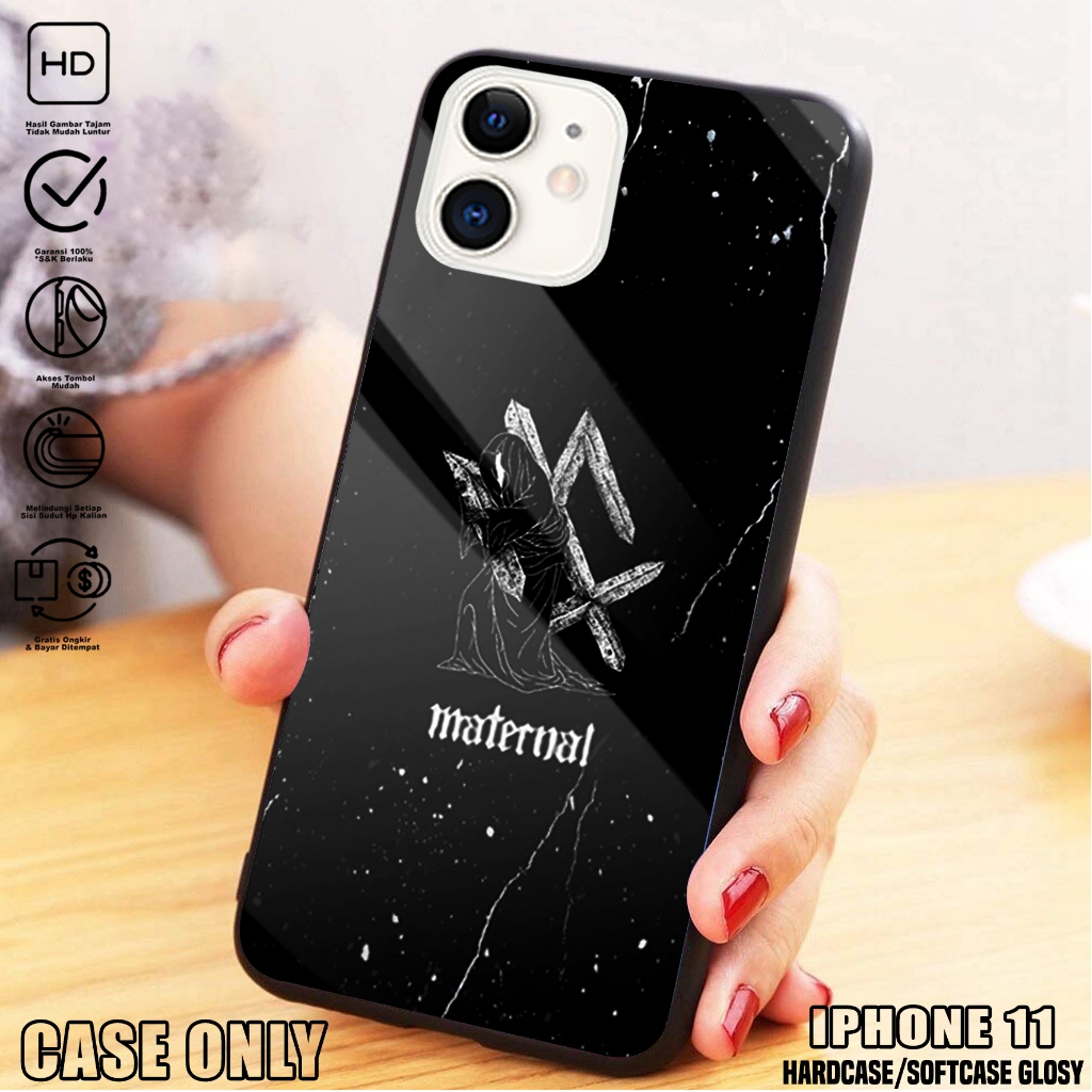 Case IPHONE 11  - Casing IPHONE 11 [ MTRNL ] Silikon IPHONE 11  - Kesing Hp - Casing Hp  - Case Hp -