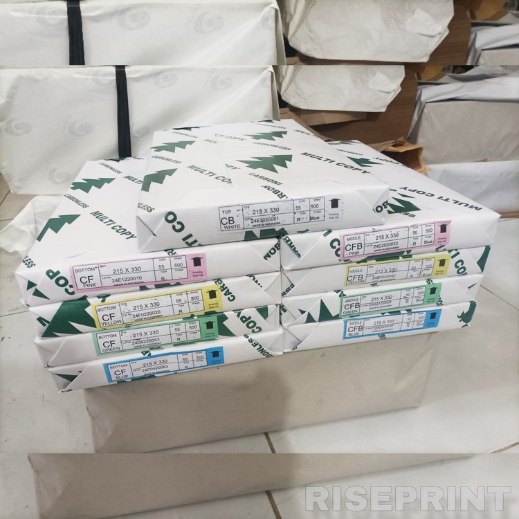 

Kertas Ncr Carbonless Folio F4 1 Rim Nota Polos Langsung Tembus Tanpa Carbon