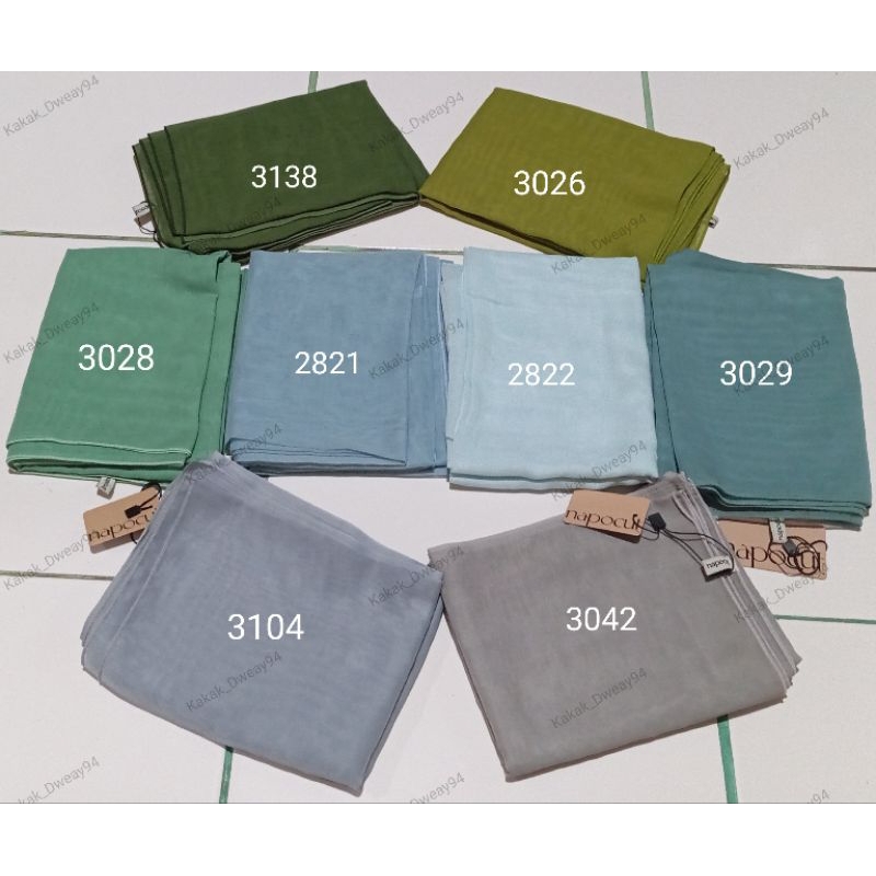 hijab paris polos napocut