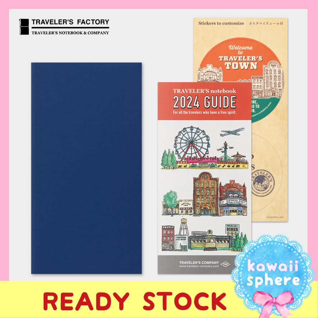 

Traveler's Notebook Refill Jul - Dec 2024 (Second Half Year) 1 Book | Weekly + Memo Regular | Ready Stock