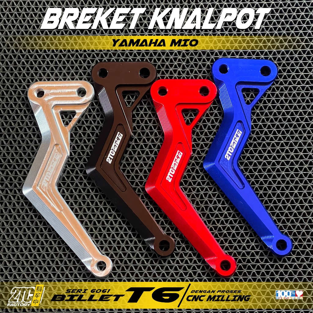 BREKET BRACKET KNALPOT MIO KARBU MIO SPORTY CNC PNP KNALPOT ORIGINAL STANDAR RACING HANGER KNALPOT M