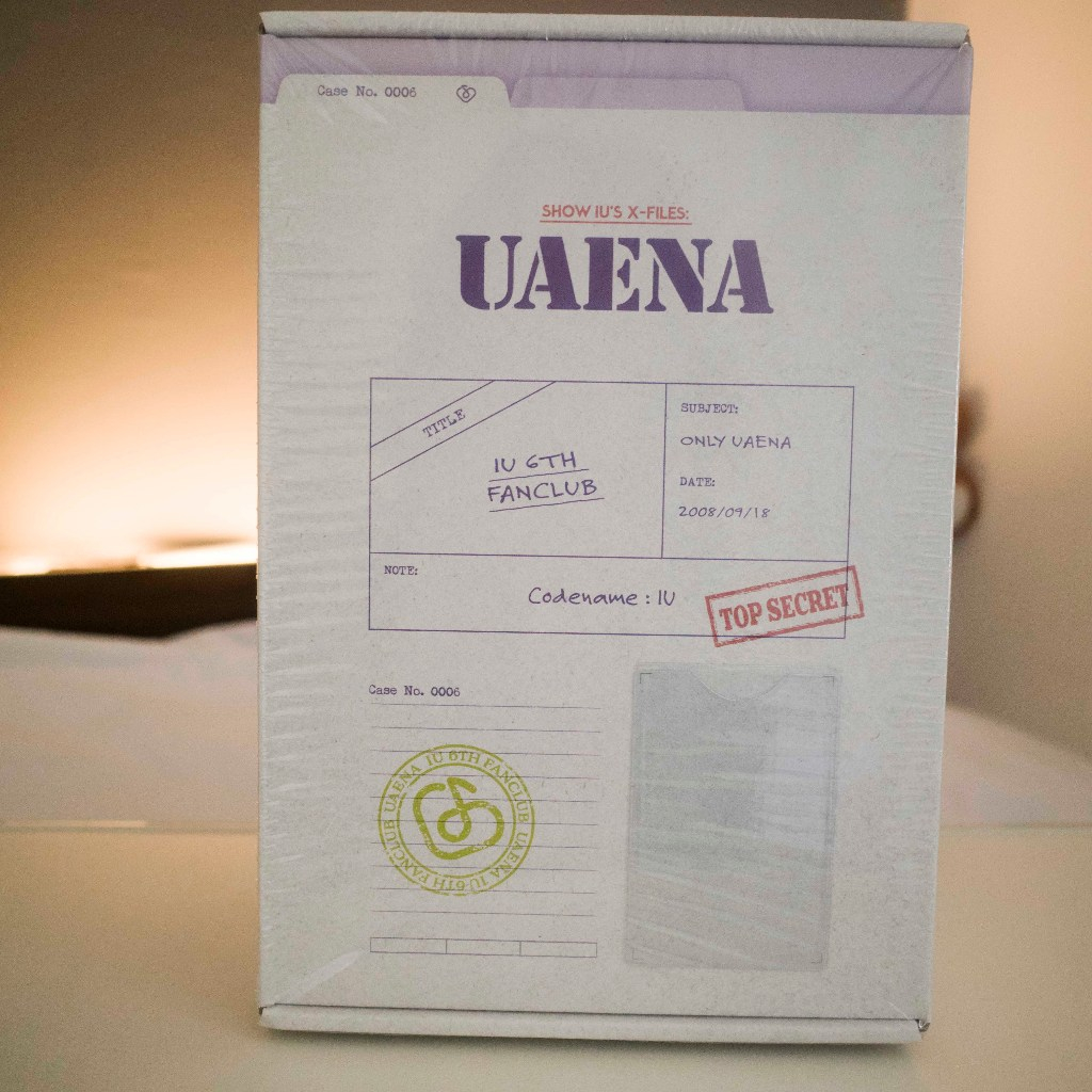 [BOOKED] [SEALED] IU UAENA 6th Membership Fanclub Fankit Merchandise Fullset (Photobook, Humidifier,